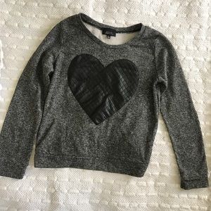 Grey elbow patch shirt